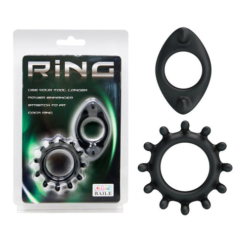 New Designs Two Silicone Rings in one
