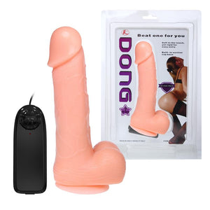 Realistic Vibrating Suction Dildo