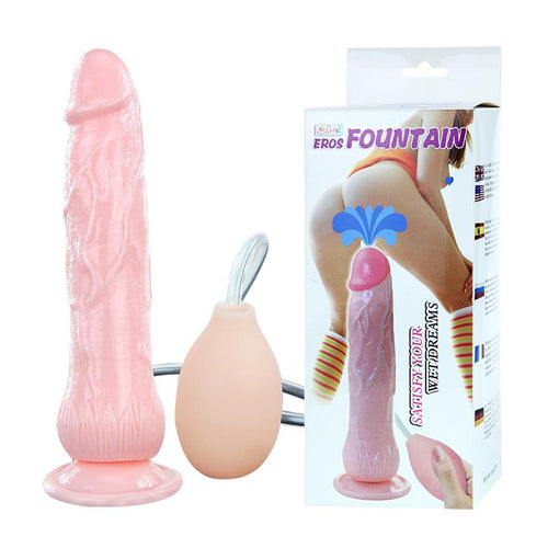 Lifelike Dong Squirt like real man with a pump