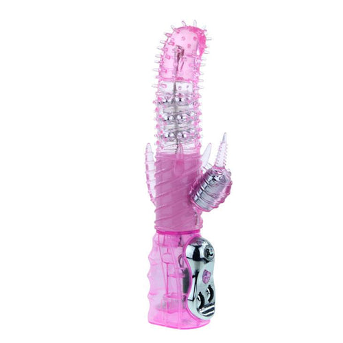 Real-Feeling Vibrating & Rotation Penis With Beads
