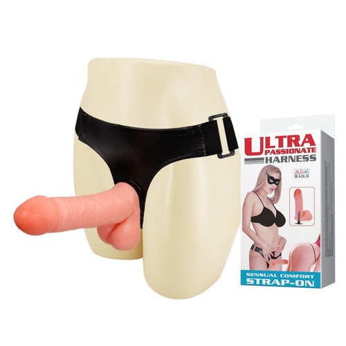 Women's Strap-on with Dildo Cyberskin Penis