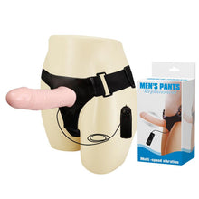 Load image into Gallery viewer, Hollow Strap-On with Multi-Speed Vibration - Men&#39;s Pants