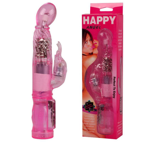 Thrusting Dildo Massager Vibrator - Happy Angel