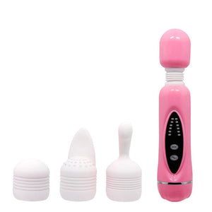 Massager 12 Functions 3 Types Silicone Caps