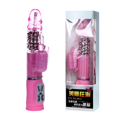 Rotating Vibe G-spot Clitoral Dual Wand 5-function