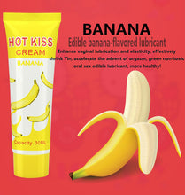 Load image into Gallery viewer, HOTKISS Body Lubricant Water Based Liquid Safe Fruity Lubricating Oil - Banana