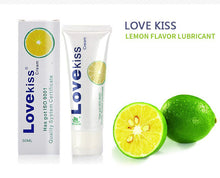 Load image into Gallery viewer, HOTKISS Body Lubricant Water Based Liquid Safe Fruity Lubricating Oil - Lemon